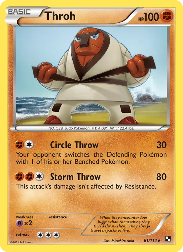 Throh — Black & White #61 (Pokémon TCG card)
