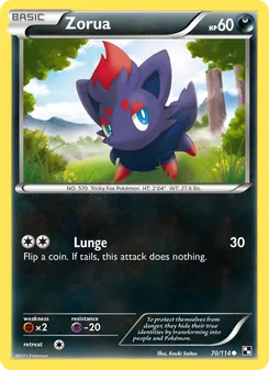 Zorua (Black & White #70)