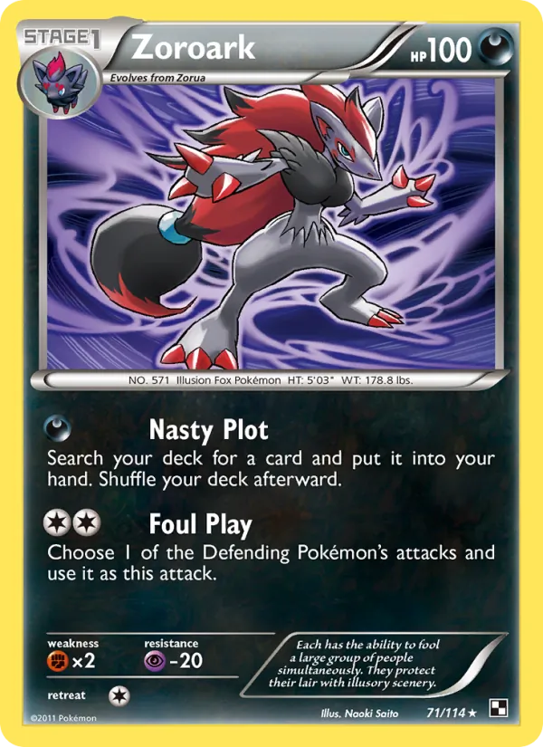 Zoroark — Black & White #71 (Pokémon TCG card)