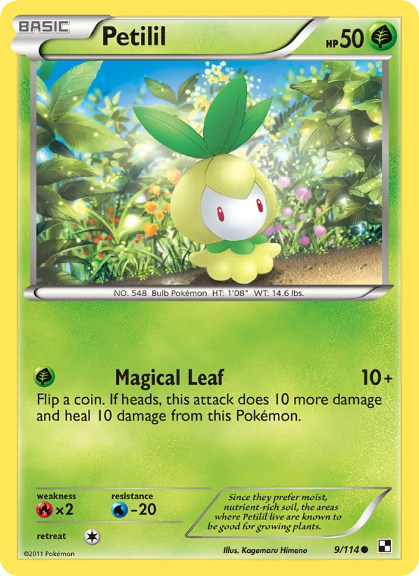Petilil — Black & White #9 (Pokémon TCG card)