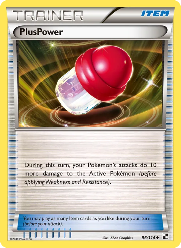 PlusPower — Black & White #96 (Pokémon TCG card)