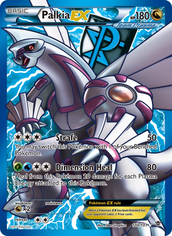 Palkia-EX — Plasma Blast #100 (Pokémon TCG card)