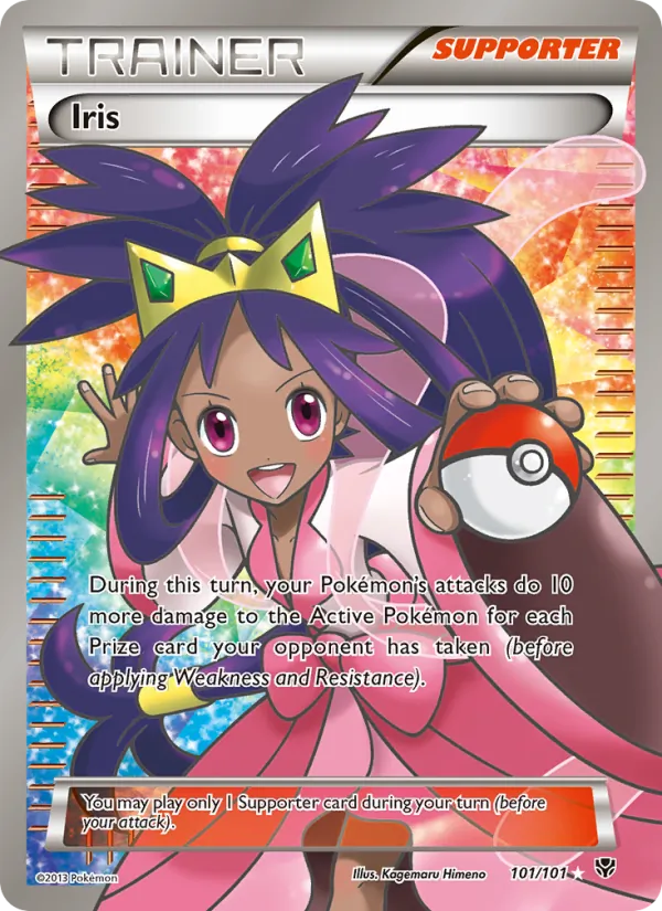Iris — Plasma Blast #101 (Pokémon TCG card)