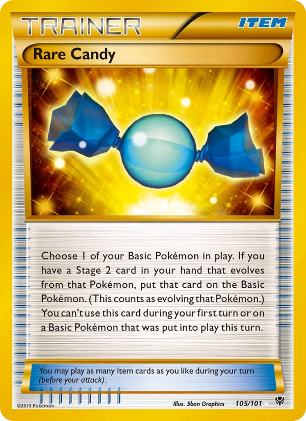 Rare Candy — Plasma Blast #105 (Pokémon TCG card)