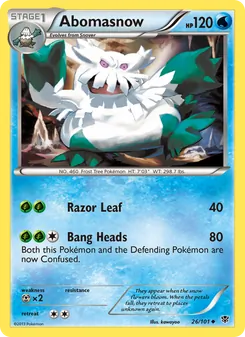 Abomasnow (Plasma Blast #26)