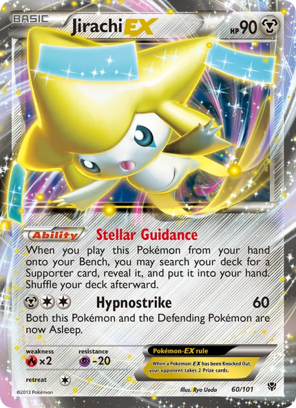Jirachi-EX — Plasma Blast #60 (Pokémon TCG card)
