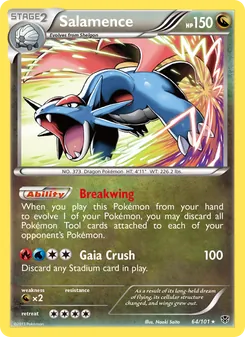 Salamence (Plasma Blast #64)