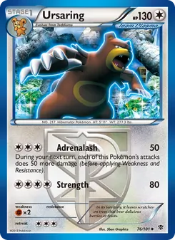 Ursaring (Plasma Blast #76)