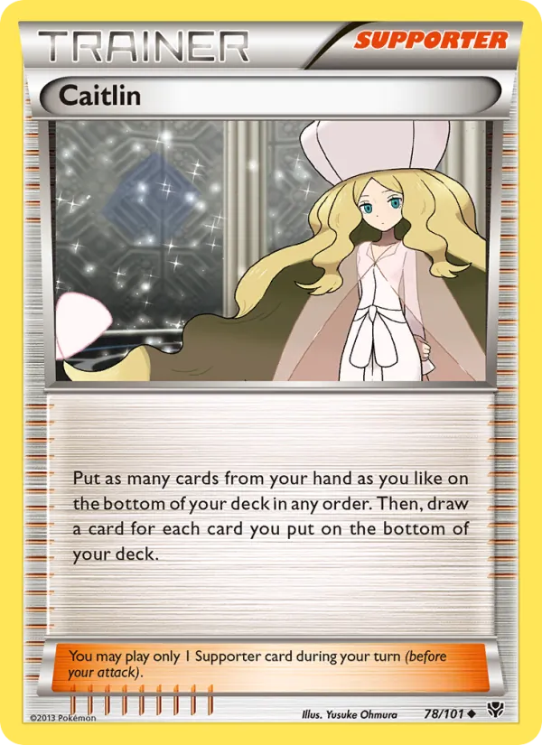 Caitlin — Plasma Blast #78 (Pokémon TCG card)