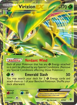 Virizion-EX (Plasma Blast #9)