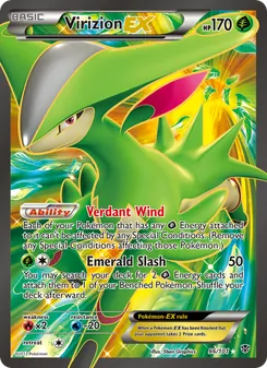 Virizion-EX (Plasma Blast #96)