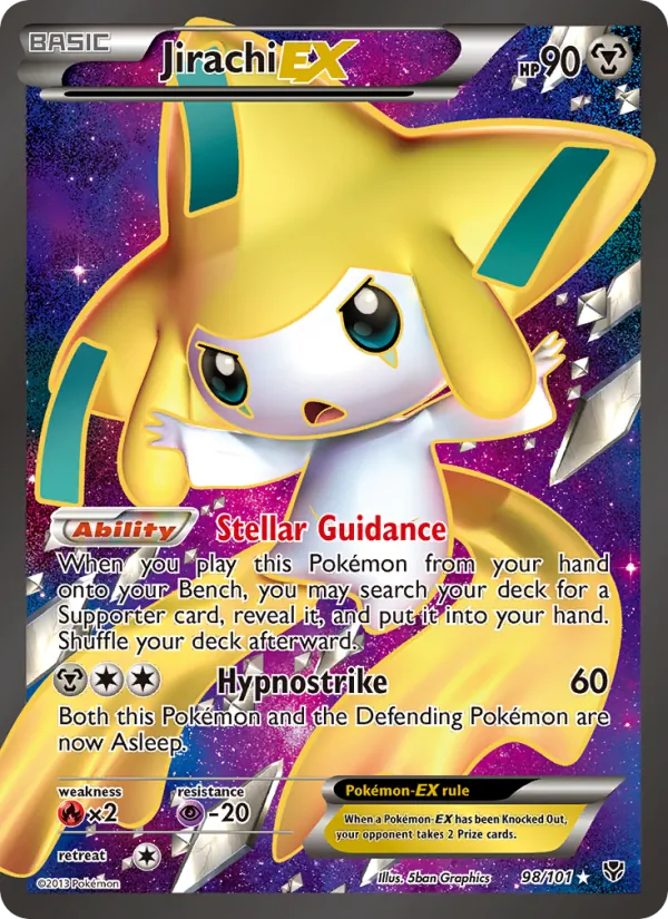 Jirachi-EX — Plasma Blast #98 (Pokémon TCG card)