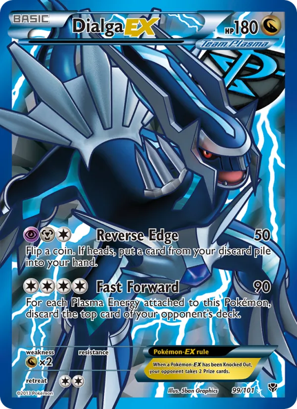 Dialga-EX — Plasma Blast #99 (Pokémon TCG card)