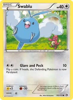 Swablu (Legendary Treasures #103)