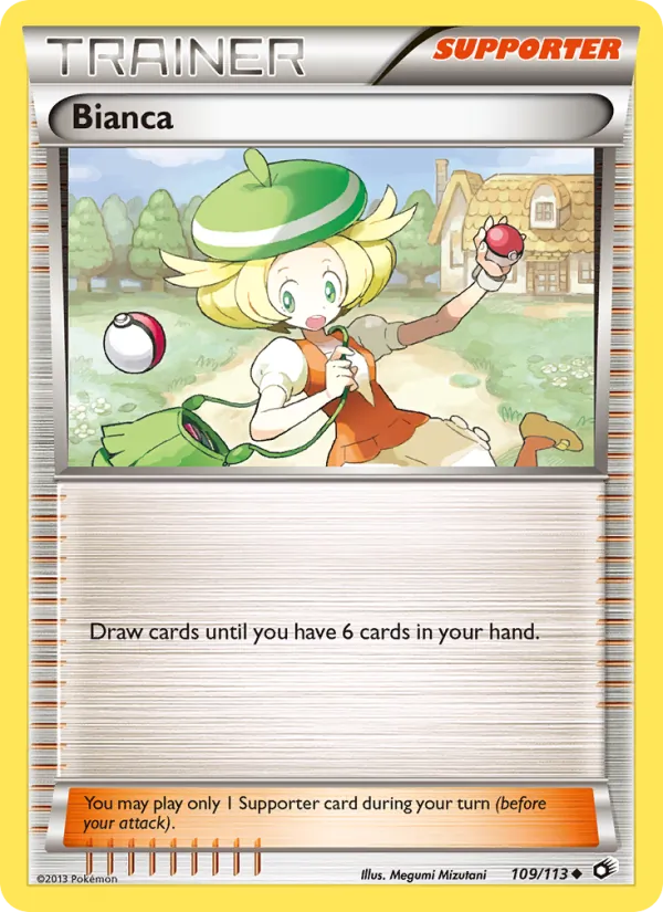 Bianca — Legendary Treasures #109 (Pokémon TCG card)