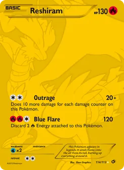 Reshiram (Legendary Treasures #114)