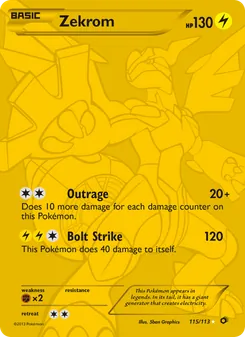 Zekrom (Legendary Treasures #115)