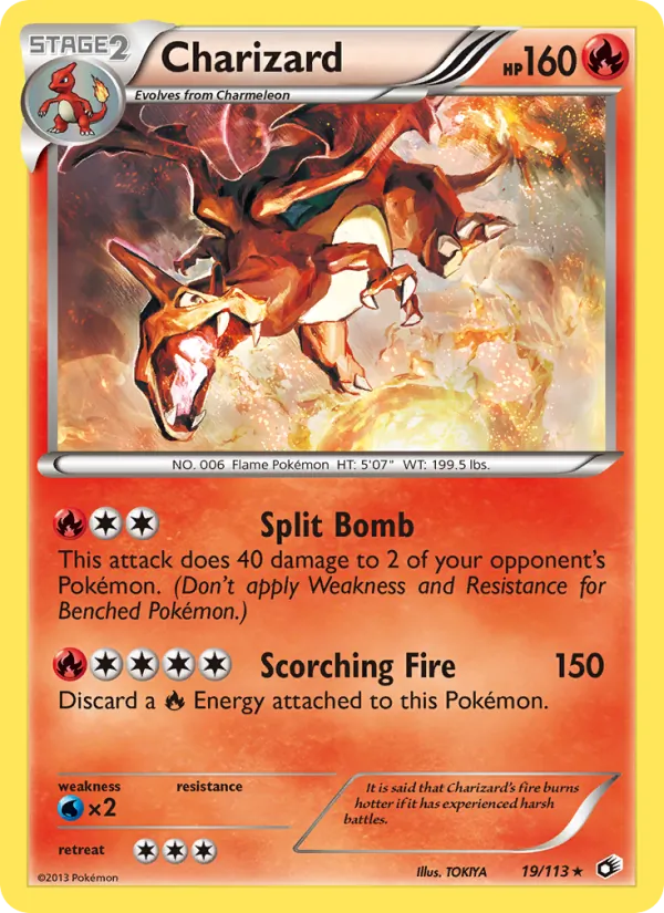 Charizard — Legendary Treasures #19 (Pokémon TCG card)