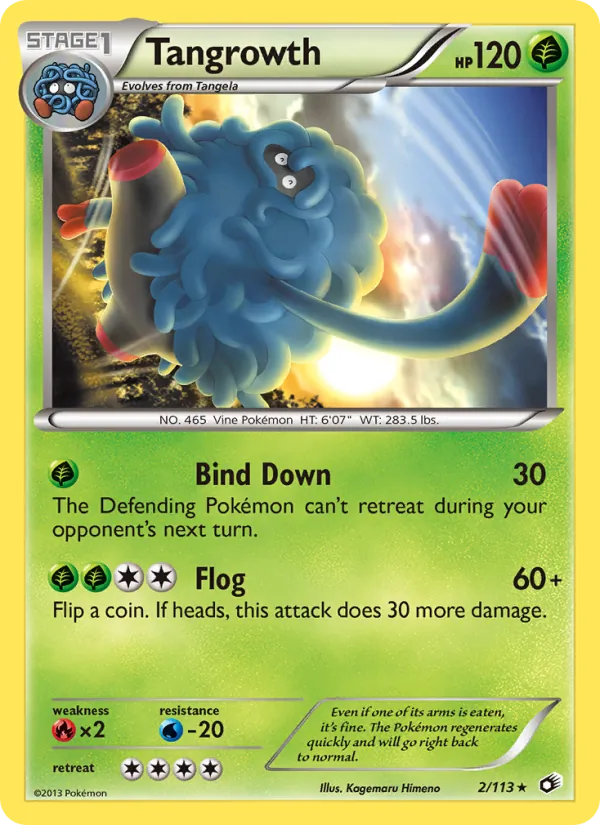 Tangrowth — Legendary Treasures #2 (Pokémon TCG card)