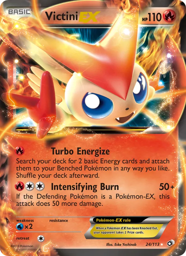Victini-EX — Legendary Treasures #24 (Pokémon TCG card)