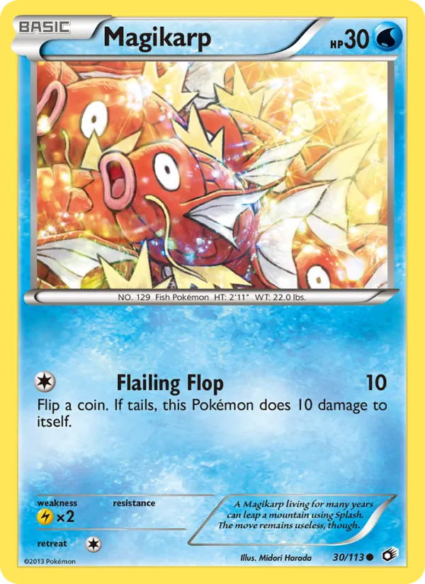 Magikarp — Legendary Treasures #30 (Pokémon TCG card)