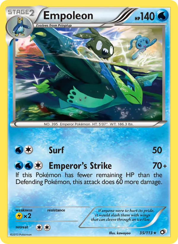 Empoleon — Legendary Treasures #35 (Pokémon TCG card)
