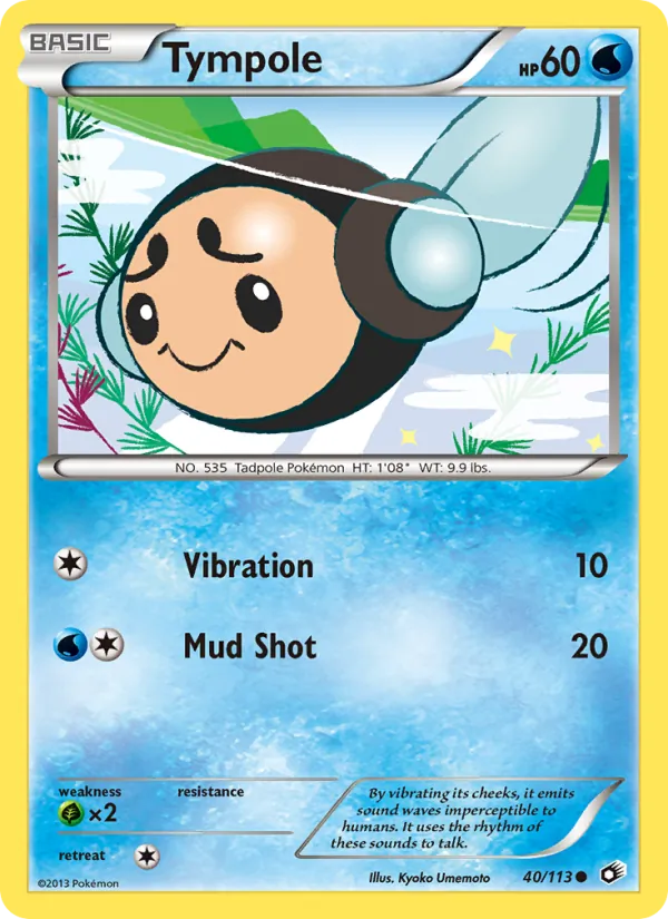 Tympole — Legendary Treasures #40 (Pokémon TCG card)