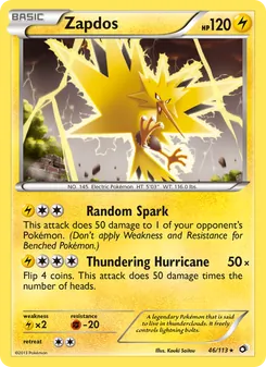 Zapdos (Legendary Treasures #46)