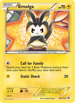 Emolga (Legendary Treasures #49)