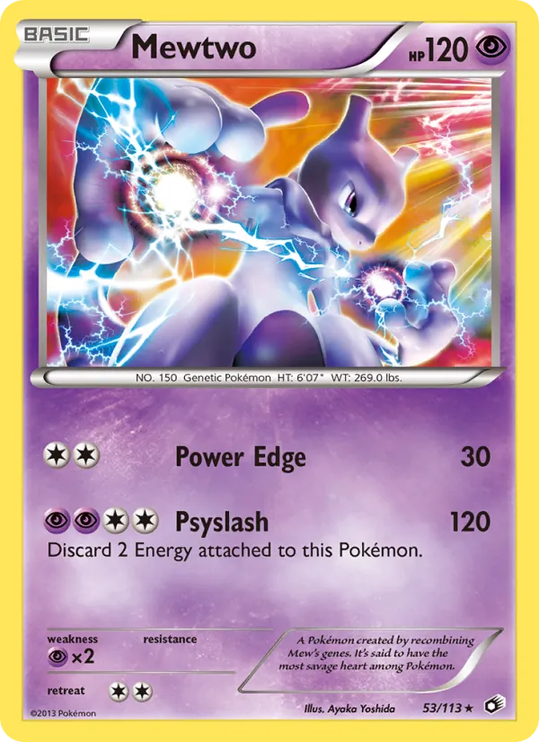 Mewtwo — Legendary Treasures #53 (Pokémon TCG card)