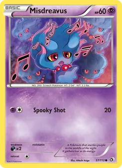 Misdreavus (Legendary Treasures #57)