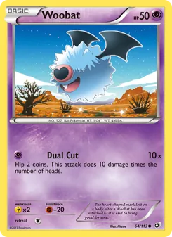 Woobat (Legendary Treasures #64)