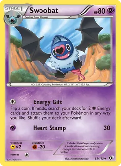 Swoobat (Legendary Treasures #65)