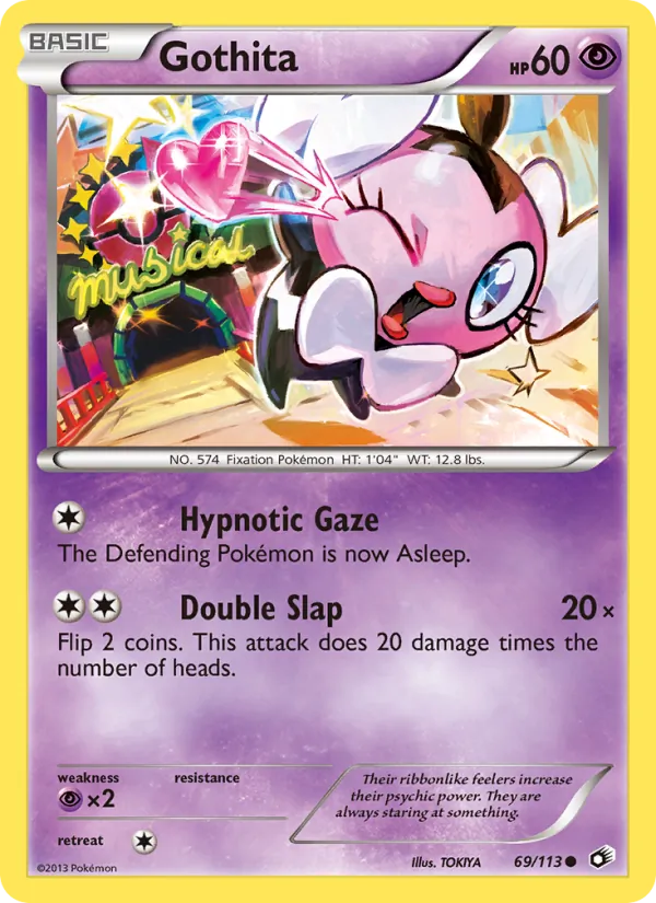 Gothita — Legendary Treasures #69 (Pokémon TCG card)