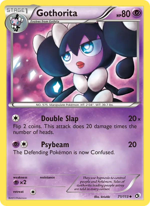 Gothorita — Legendary Treasures #71 (Pokémon TCG card)