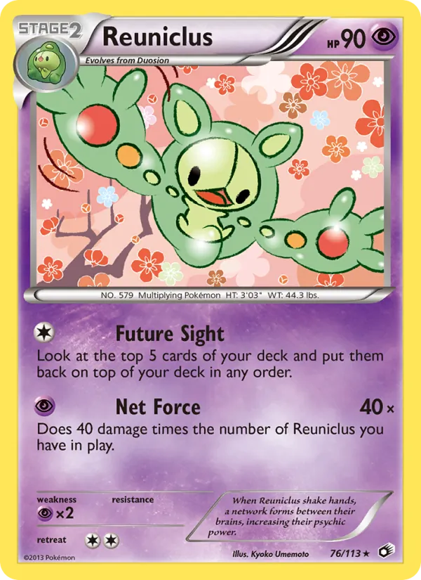 Reuniclus — Legendary Treasures #76 (Pokémon TCG card)