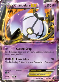 Chandelure-EX (Legendary Treasures #77)