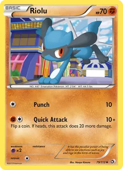 Riolu (Legendary Treasures #79)