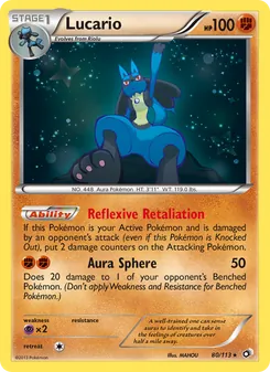 Lucario (Legendary Treasures #80)