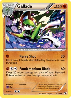 Gallade (Legendary Treasures #81)