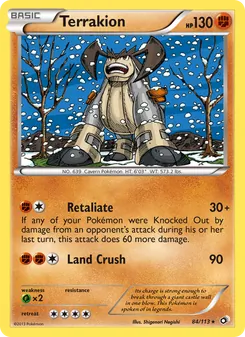 Terrakion (Legendary Treasures #84)