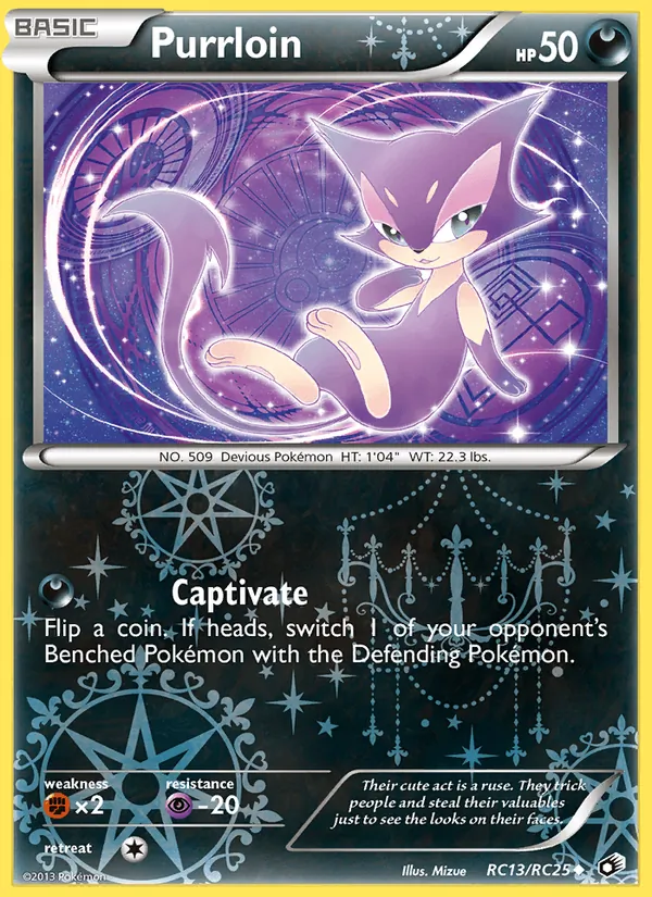 Purrloin — Legendary Treasures #RC13 (Pokémon TCG card)