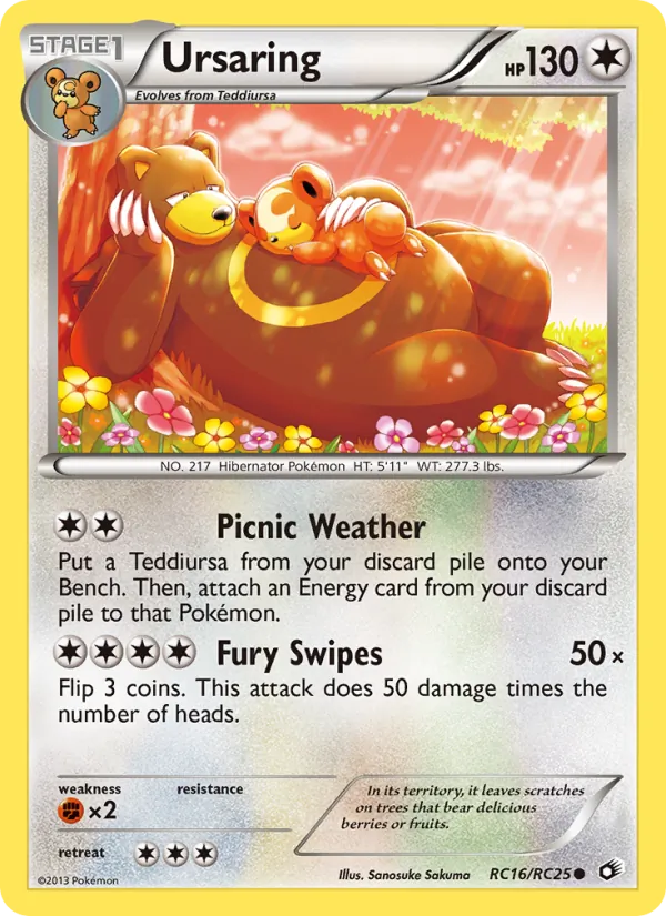 Ursaring — Legendary Treasures #RC16 (Pokémon TCG card)