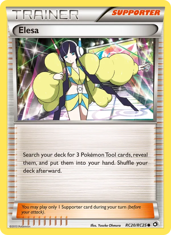 Elesa — Legendary Treasures #RC20 (Pokémon TCG card)