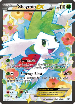 Shaymin-EX (Legendary Treasures #RC21)