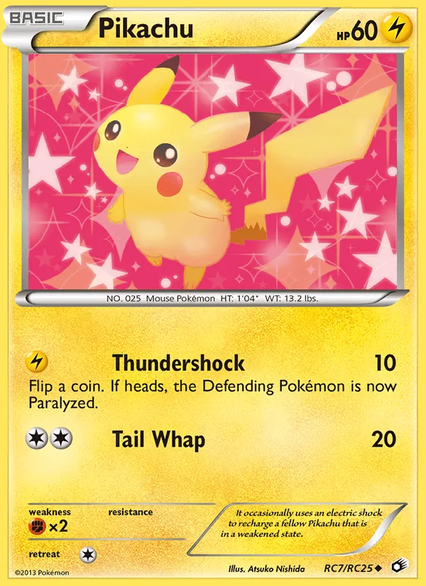 Pikachu — Legendary Treasures #RC7 (Pokémon TCG card)
