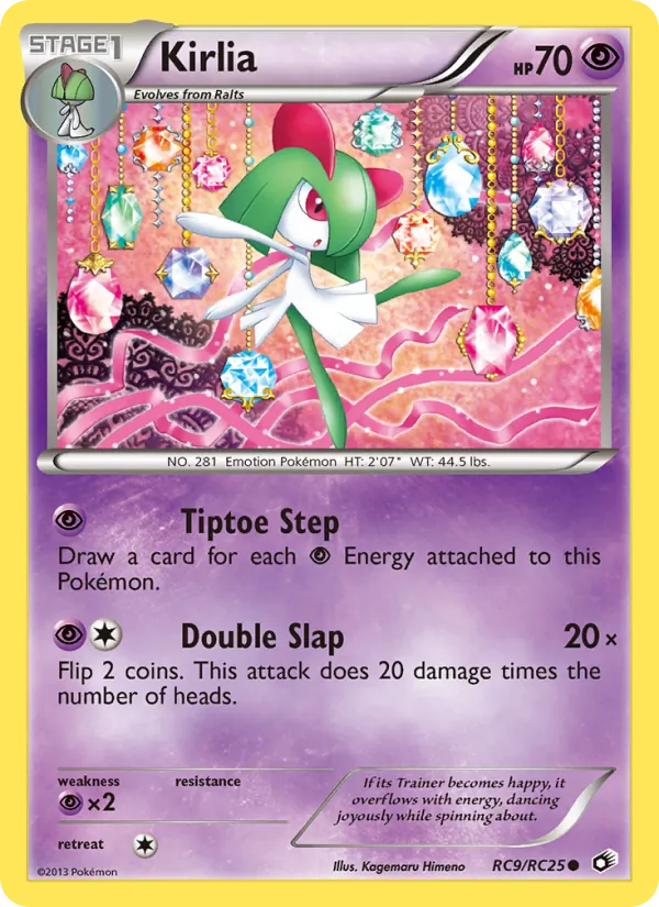Kirlia — Legendary Treasures #RC9 (Pokémon TCG card)