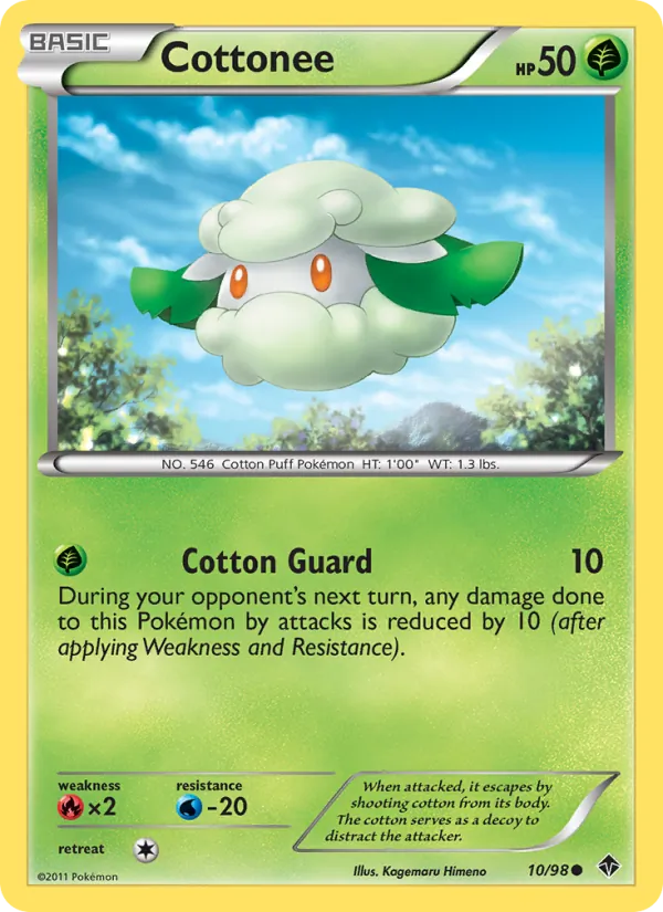 Cottonee — Emerging Powers #10 (Pokémon TCG card)