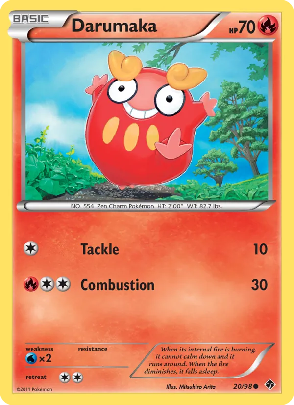 Darumaka — Emerging Powers #20 (Pokémon TCG card)