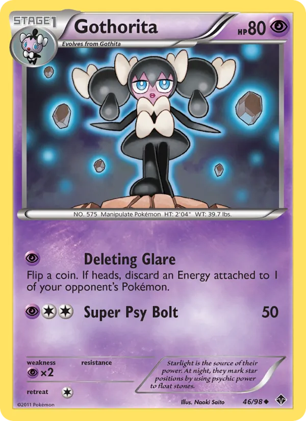 Gothorita — Emerging Powers #46 (Pokémon TCG card)